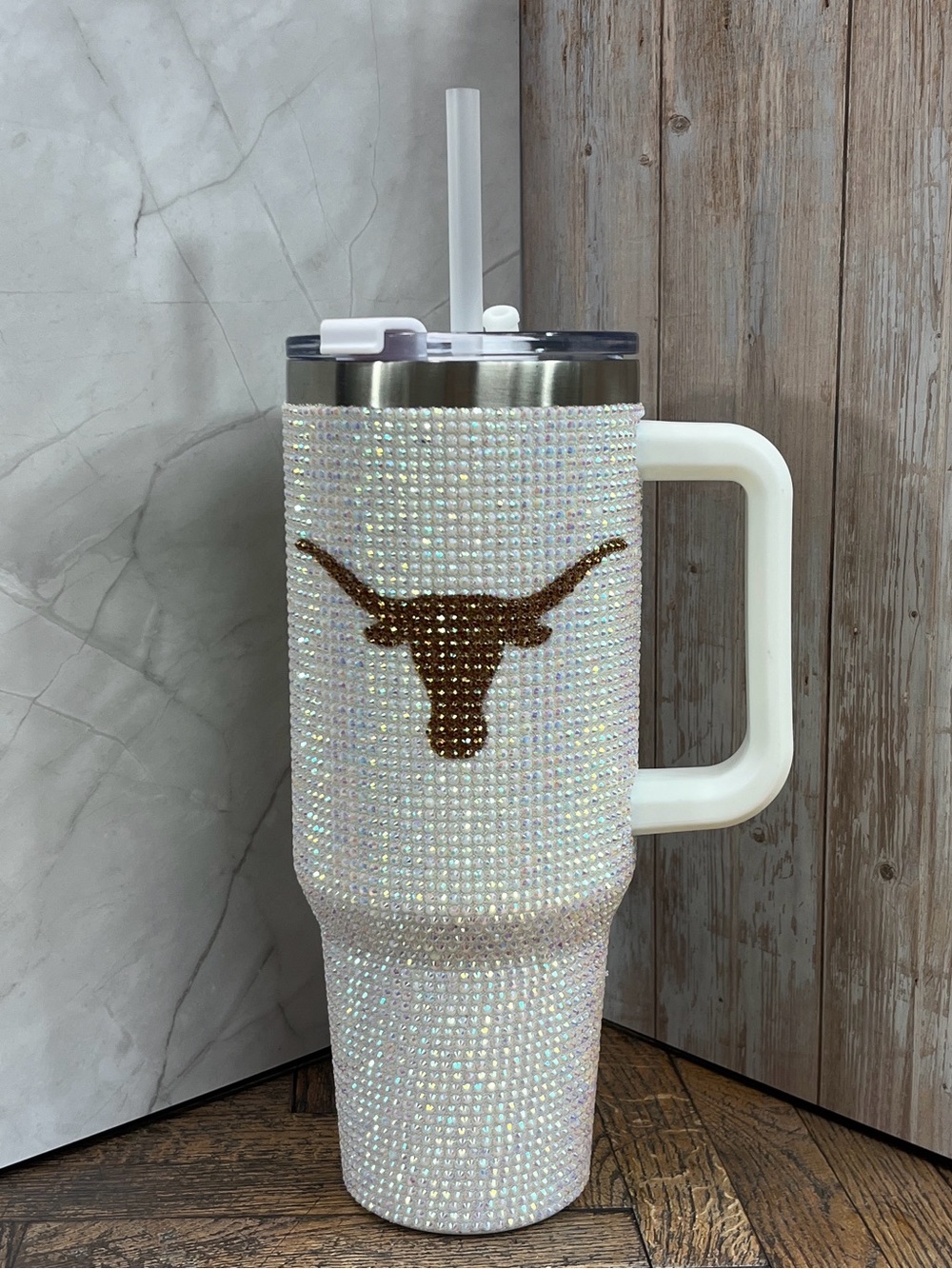 The Memory Company University of Texas Longhorns Official 40 oz. Bling Tumbler - Picture 1 of 7